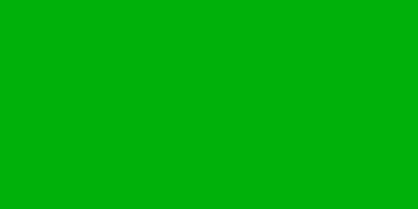 Amostra de cor para o código hexadecimal #00b10a