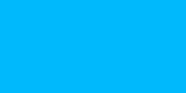 Amostra de cor para o código hexadecimal #00b9fc
