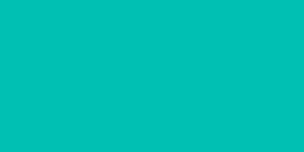 Amostra de cor para o código hexadecimal #00c0b3