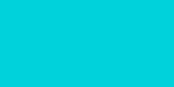 Amostra de cor para o código hexadecimal #00d2db