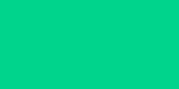 Amostra de cor para o código hexadecimal #00d48c