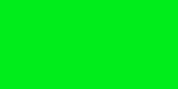 Amostra de cor para o código hexadecimal #00ed1c