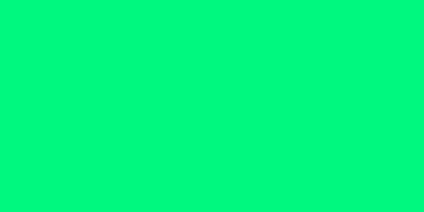 Amostra de cor para o código hexadecimal #00f87f