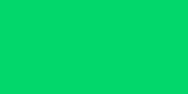 Amostra de cor para o código hexadecimal #02d76c