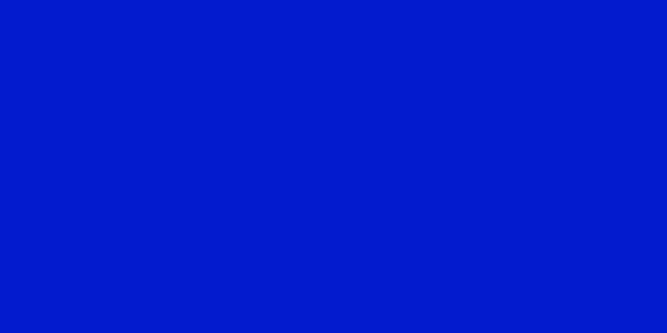 Amostra de cor para o código hexadecimal #031bce