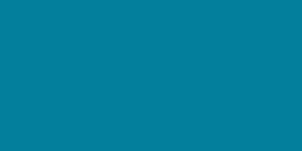 Amostra de cor para o código hexadecimal #037f9c
