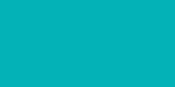 Amostra de cor para o código hexadecimal #03b2b7