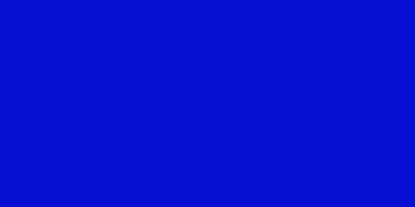 Amostra de cor para o código hexadecimal #060fd4