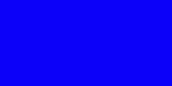Amostra de cor para o código hexadecimal #0c01f9
