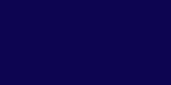 Amostra de cor para o código hexadecimal #0d0551