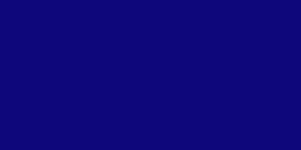 Amostra de cor para o código hexadecimal #0d077b