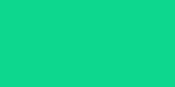 Amostra de cor para o código hexadecimal #0dd78f