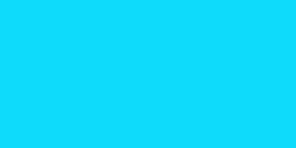 Amostra de cor para o código hexadecimal #0edbfb