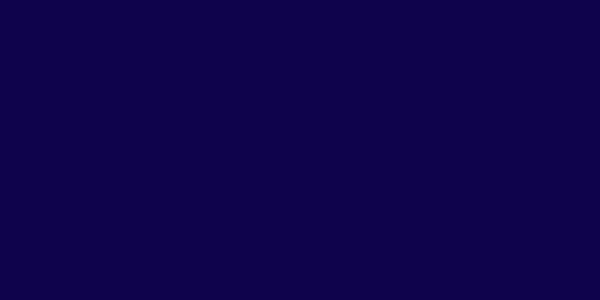 Amostra de cor para o código hexadecimal #0f034c