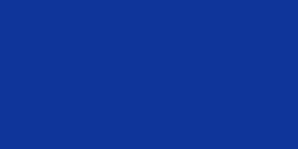 Amostra de cor para o código hexadecimal #0f359b
