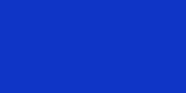 Amostra de cor para o código hexadecimal #0f35c6