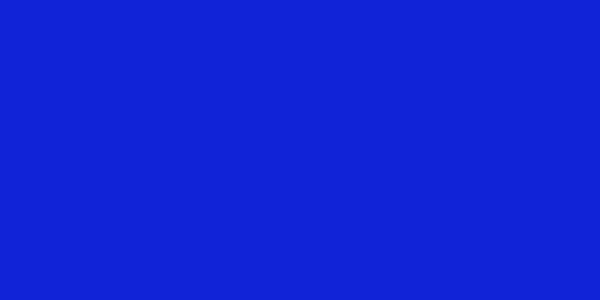 Amostra de cor para o código hexadecimal #1123d7