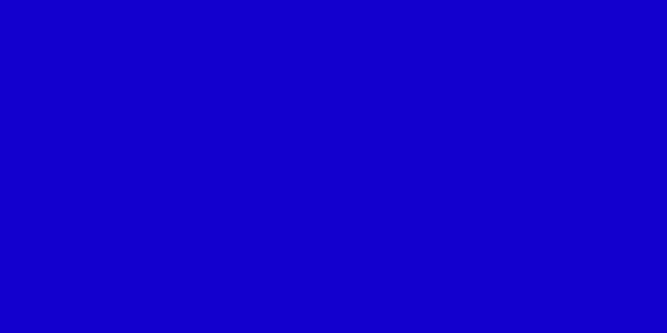 Amostra de cor para o código hexadecimal #1300ce