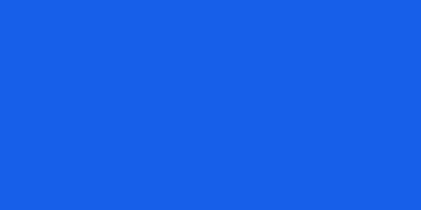 Amostra de cor para o código hexadecimal #165fe8