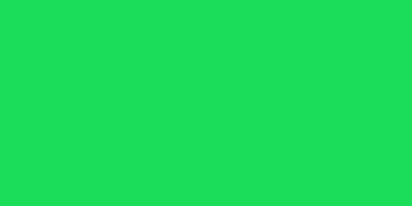 Amostra de cor para o código hexadecimal #1bdd59