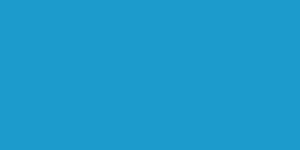 Amostra de cor para o código hexadecimal #1c9bcc
