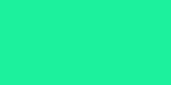Amostra de cor para o código hexadecimal #1cf29e