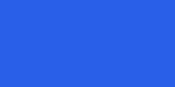 Amostra de cor para o código hexadecimal #295fe8