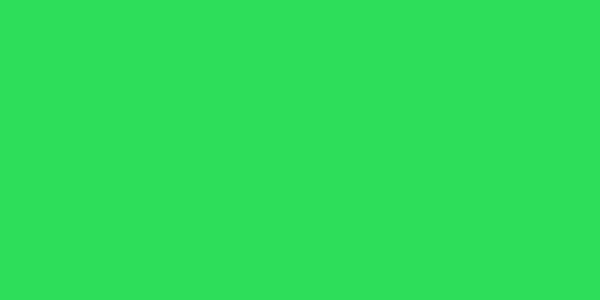 Amostra de cor para o código hexadecimal #2bdd58