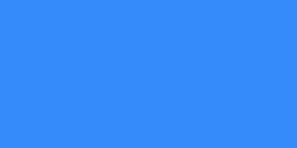 Amostra de cor para o código hexadecimal #368bfb