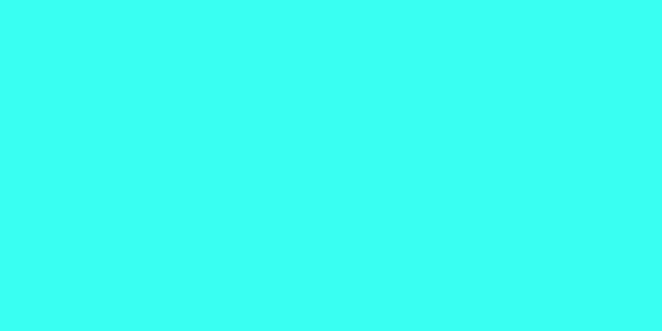 Amostra de cor para o código hexadecimal #39fff2