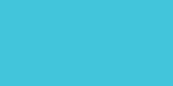 Amostra de cor para o código hexadecimal #42c5db