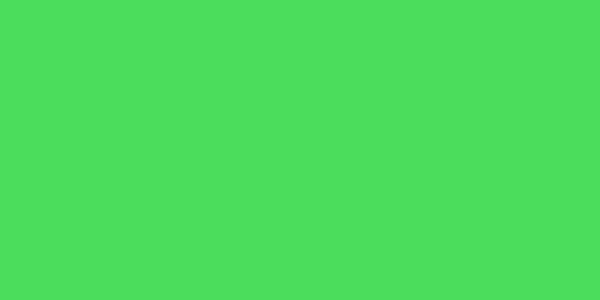 Amostra de cor para o código hexadecimal #4bdd5c