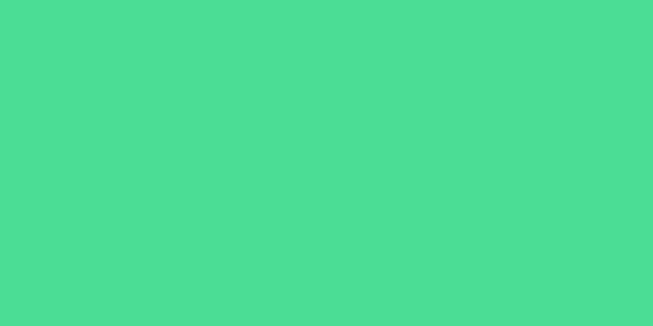 Amostra de cor para o código hexadecimal #4bdd95