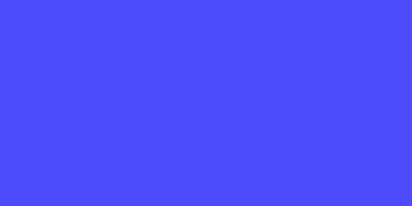 Amostra de cor para o código hexadecimal #4d4bfb