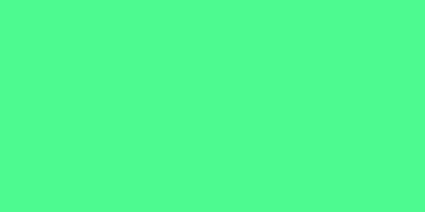 Amostra de cor para o código hexadecimal #4dfa90