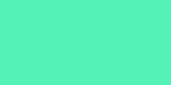 Amostra de cor para o código hexadecimal #54f2b6