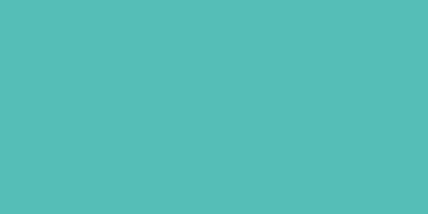 Amostra de cor para o código hexadecimal #55bfb5