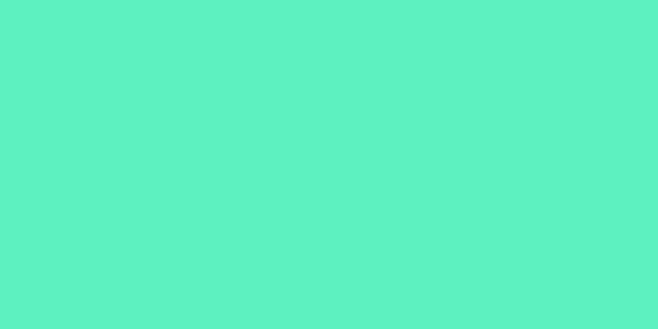 Amostra de cor para o código hexadecimal #5df1c0