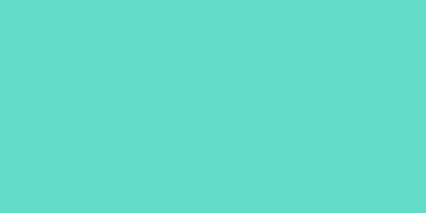 Amostra de cor para o código hexadecimal #60dcc9