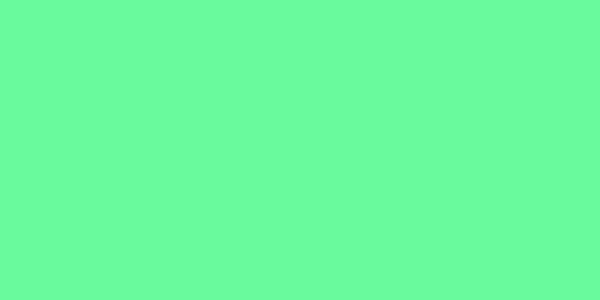 Amostra de cor para o código hexadecimal #69fa9d