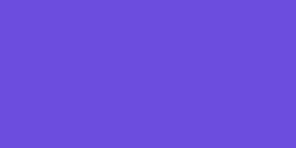 Amostra de cor para o código hexadecimal #6c4dde