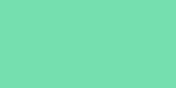 Amostra de cor para o código hexadecimal #75dfaf