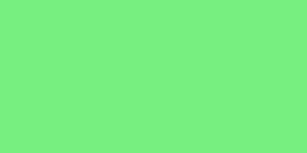 Amostra de cor para o código hexadecimal #77ef80