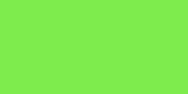 Amostra de cor para o código hexadecimal #7eec4d