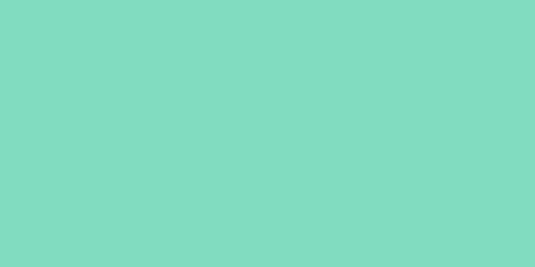 Amostra de cor para o código hexadecimal #81dcc0