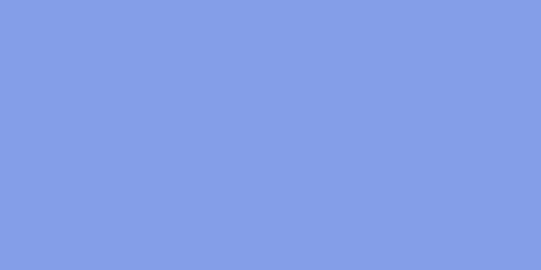 Amostra de cor para o código hexadecimal #849fe8
