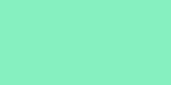 Amostra de cor para o código hexadecimal #87f0c0