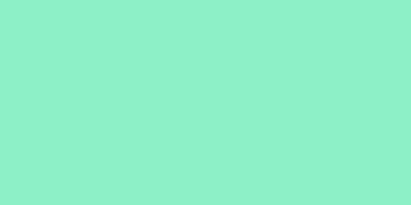 Amostra de cor para o código hexadecimal #8df0c7