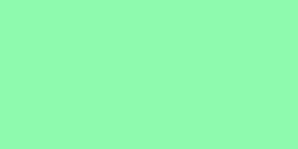 Amostra de cor para o código hexadecimal #8dfaae