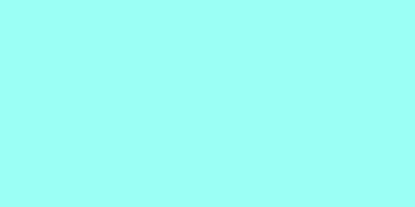 Amostra de cor para o código hexadecimal #99fff4